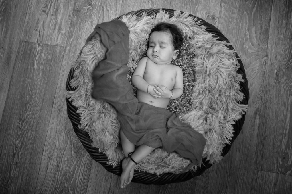 Basket Photo Idea for 6 Month Baby Boy